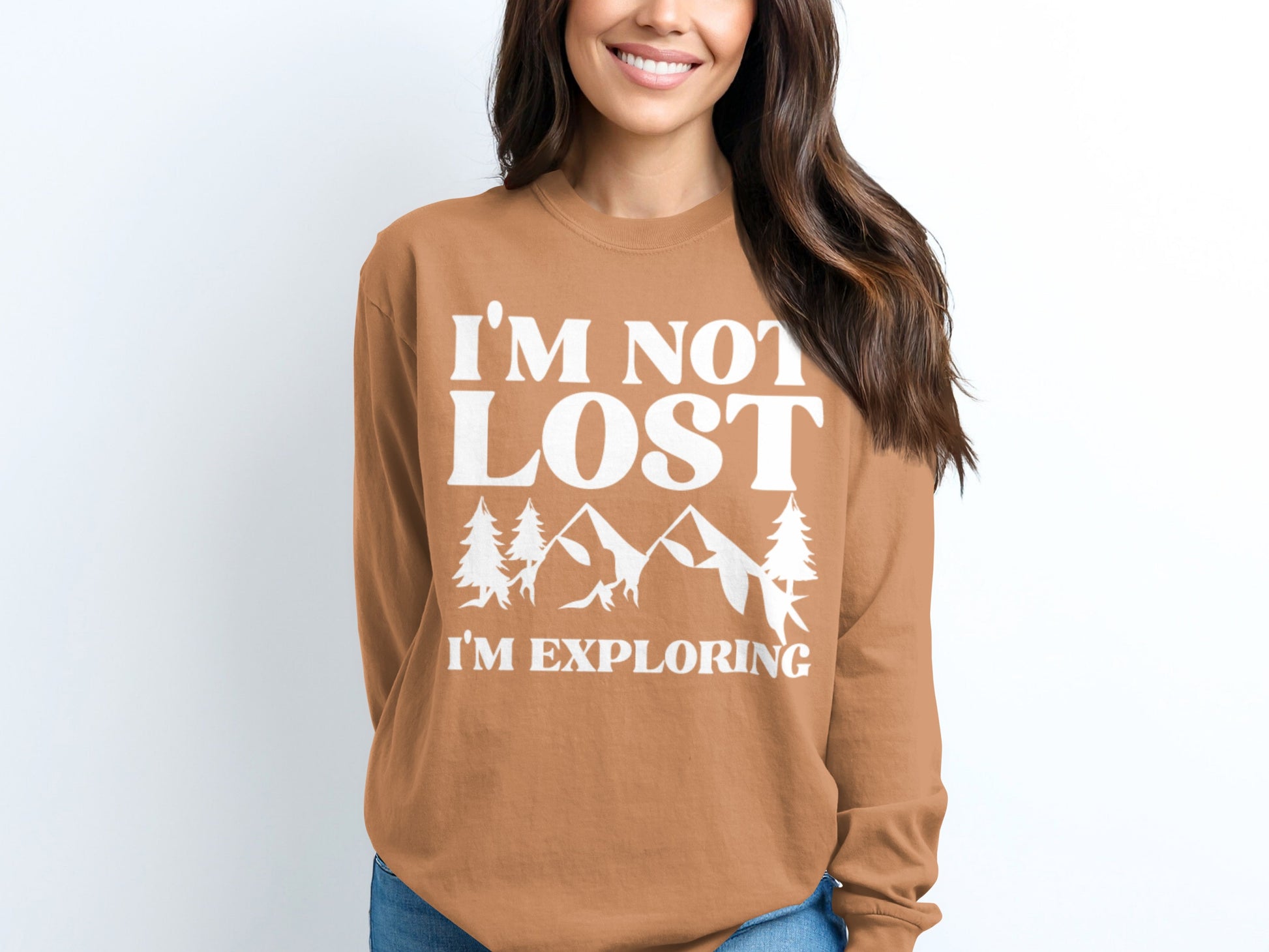 I'm Not Lost I'm Exploring Adventure Graphic Shirt