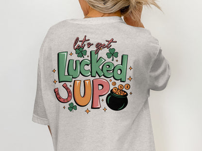 Scrappy Malone's Bar Art, Irish Bar Sign, Shamrock Clover Design, Irish Pub Decor T-Shirt - Scrappy Malone's Bar 100-Proof Humor - Cloud 16 Clothing Co.
