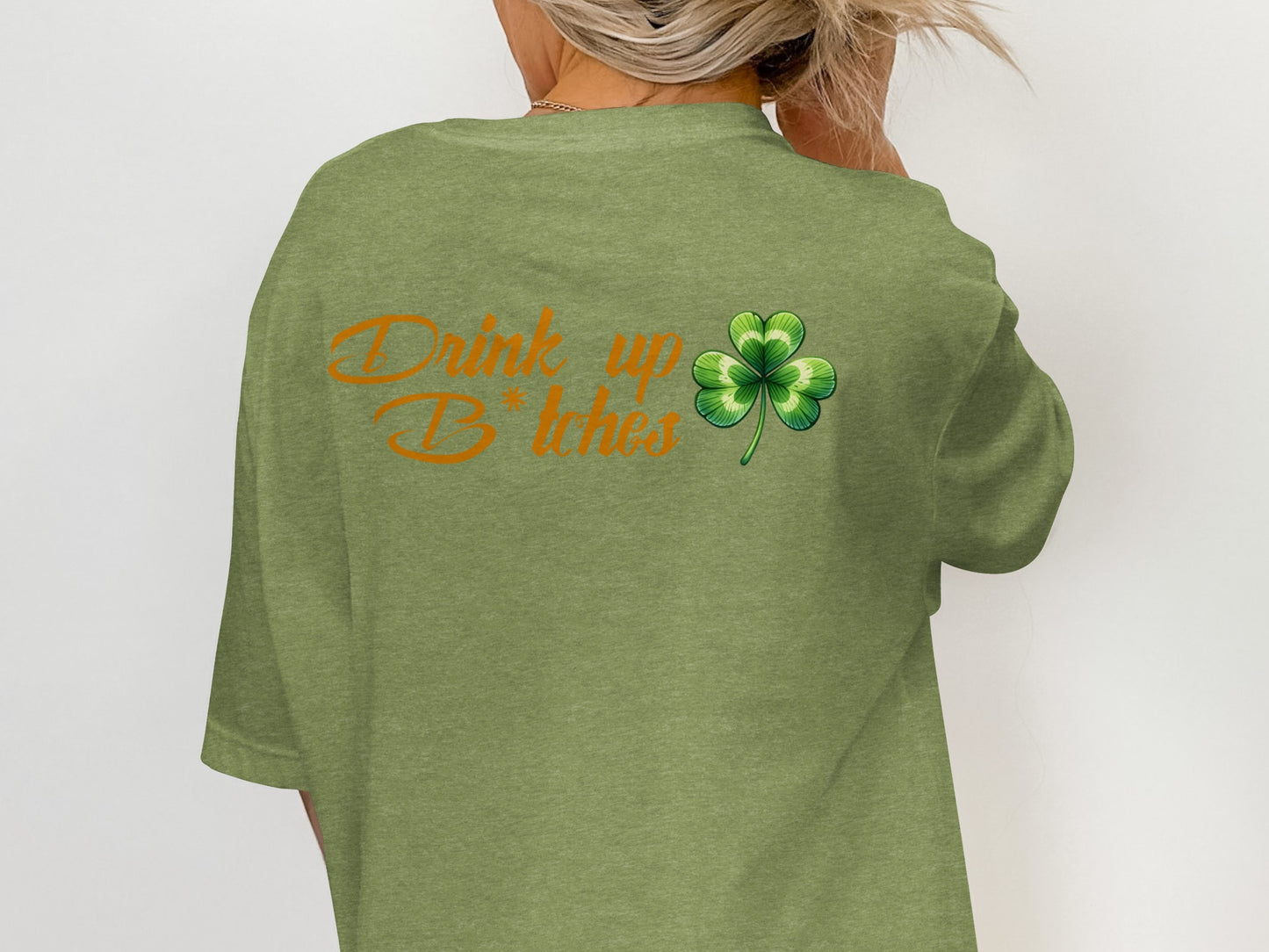 Scrappy Malone's Bar, Bar Logo Art, Irish Bar Sign, Shamrock Design, St Patricks Day Gift, Lucky Charm Bar Decor T-Shirt - Scrappy Malone's Bar 100-Proof Humor - Cloud 16 Clothing Co.