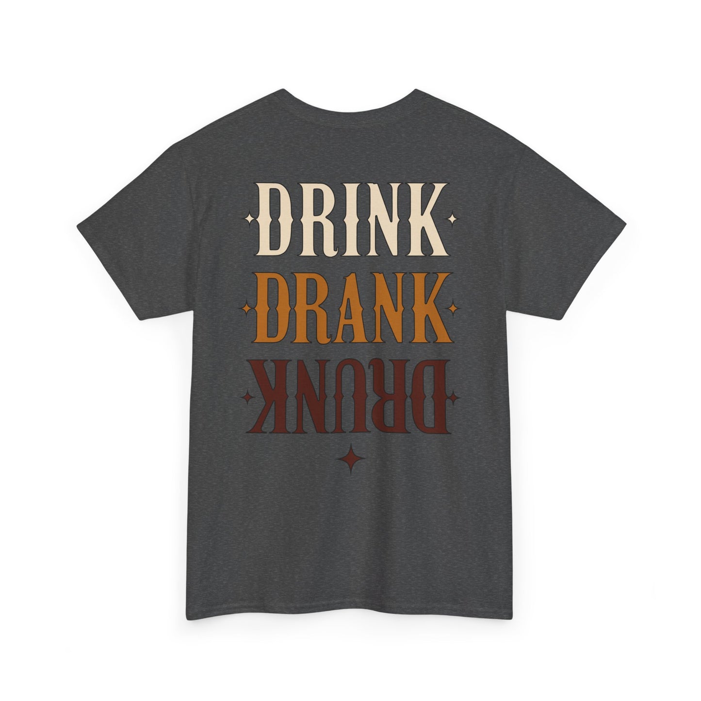 Scrappy Malone's Relaxed Fit 'Drink Drank Drunk' Funny T-Shirt - Unisex Cotton Tee
