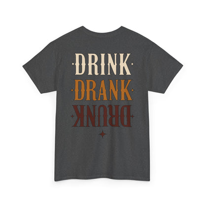 Scrappy Malone's Relaxed Fit 'Drink Drank Drunk' Funny T-Shirt - Unisex Cotton Tee