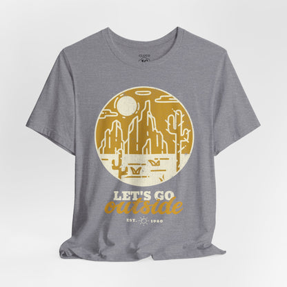 Let's Go Outside Adventure Tee - Premium Outdoor Nature Lover Shirt