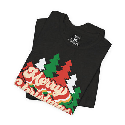Retro Merry Christmas Tee - Vintage Holiday Unisex T-Shirt