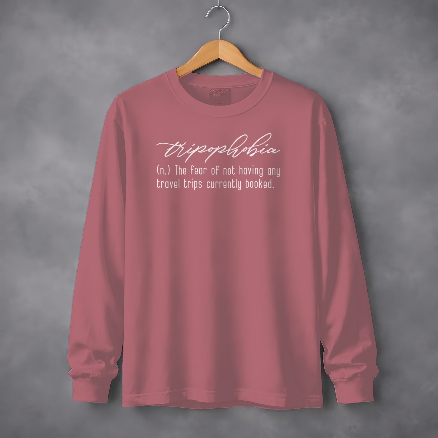 Tripophobia Fear of Not Having Travel Trips Shirt