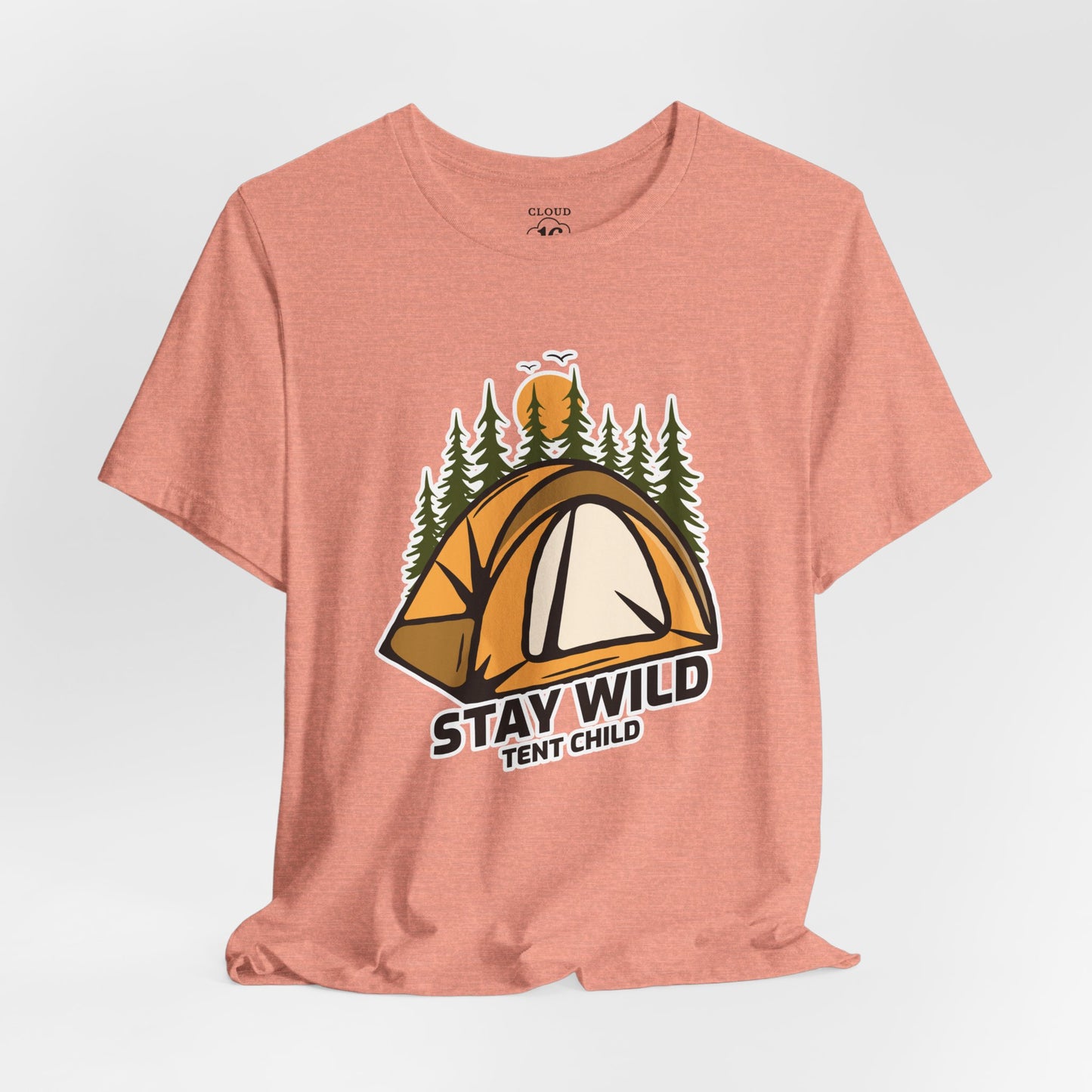 Stay Wild Adventure Camping T-Shirt - Outdoor Nature Lover Gift