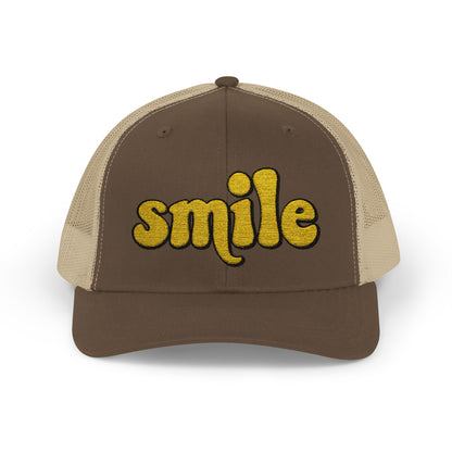 Sparkling Smile Snapback Trucker Cap - Premium Summer Hat for Festivals & Everyday Wear