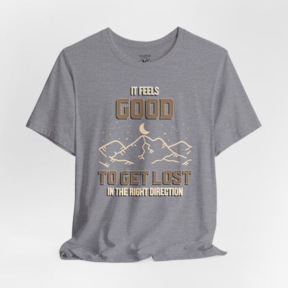 Adventure Awaits Unisex T-Shirt - Motivational Hiking Tee for Nature Lovers