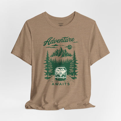 Adventure Awaits Unisex T-Shirt - Premium Travel & Outdoor Apparel