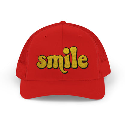 Sparkling Smile Snapback Trucker Cap - Premium Summer Hat for Festivals & Everyday Wear