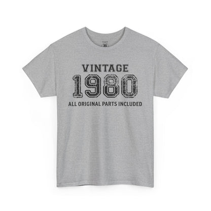 Vintage 1980 Retro T-Shirt - Premium Unisex Cotton Tee