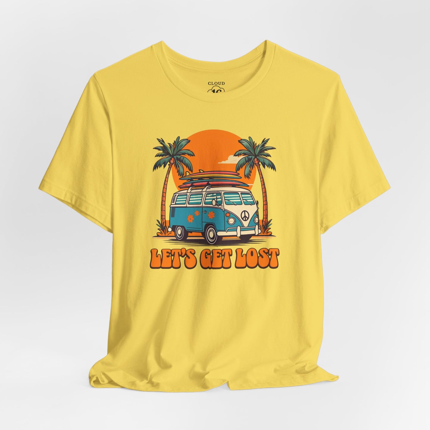 Let's Get Lost Retro Adventure Tee - Unisex Travel Shirt for Nature Lovers