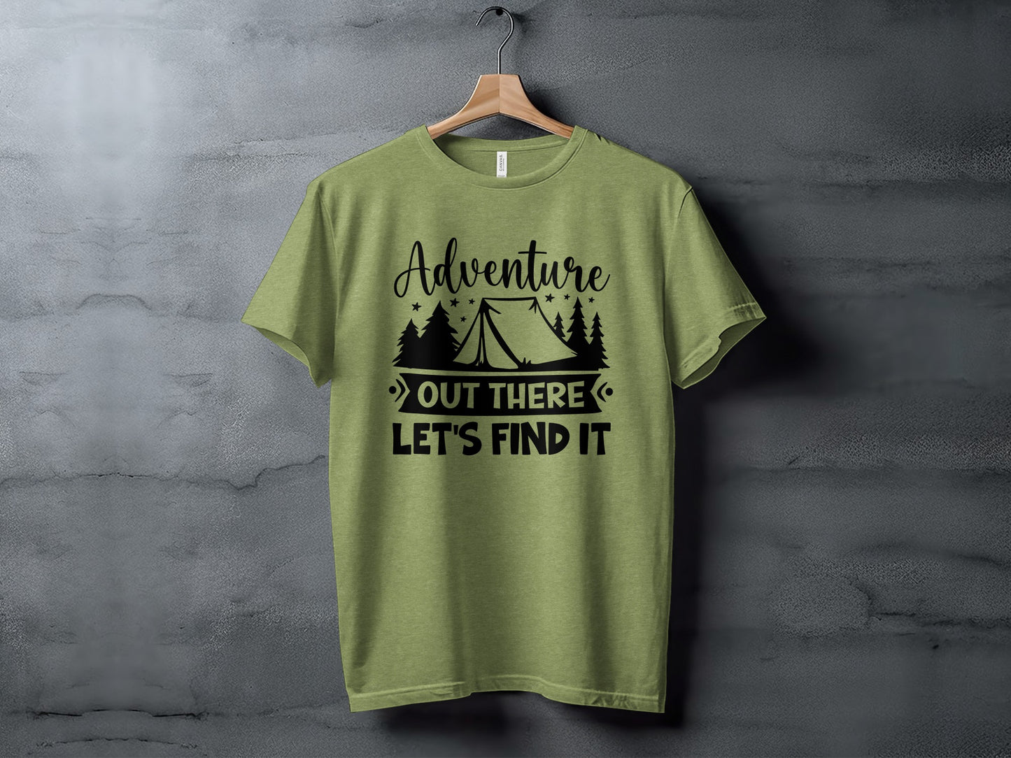 Adventure Out There Lets Find It Graphic Adventure T-Shirt T-Shirt - Outdoor & Adventure Collection - Mile Marker 16 Gear by Cloud 16 Clothing Co.