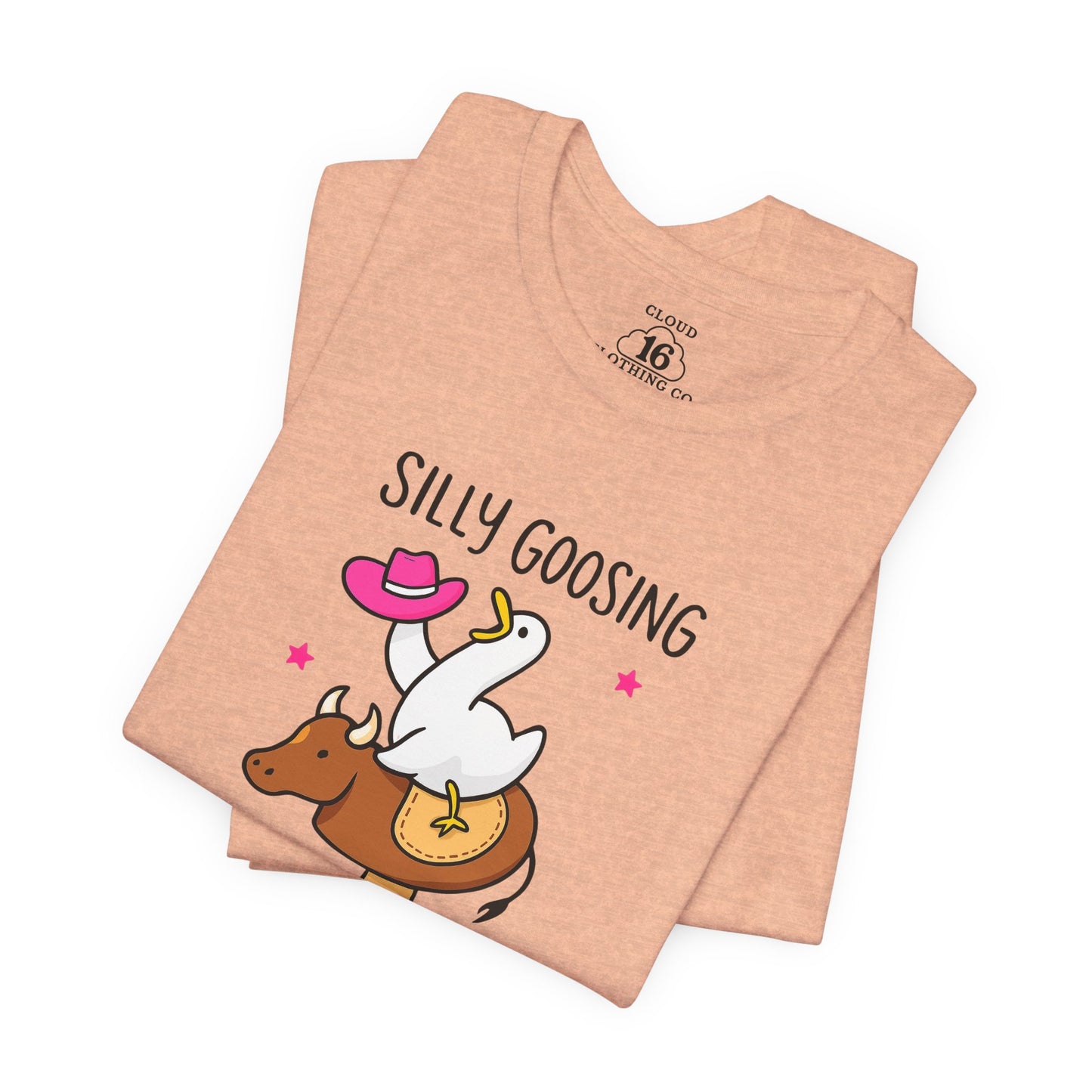 Silly Goosing Women's Tee - Funny Animal Graphic T-Shirt