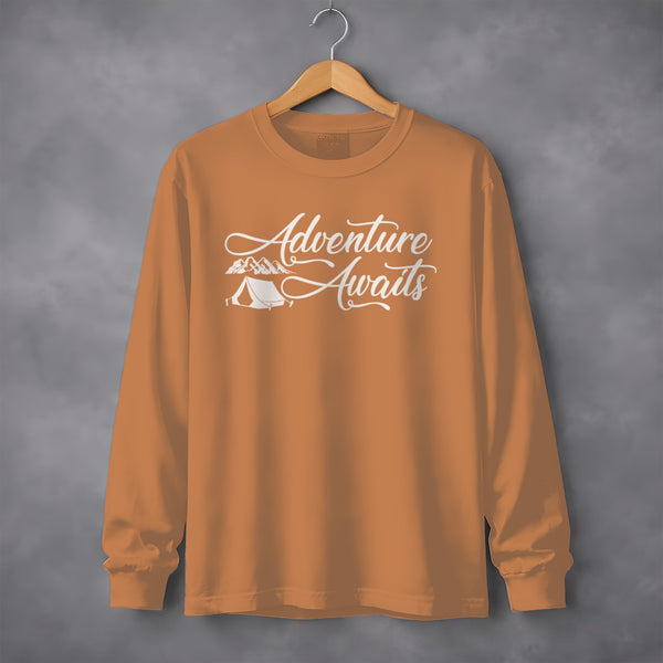 Adventure Awaits Long Sleeve Shirt for Outdoor Enthusiasts
