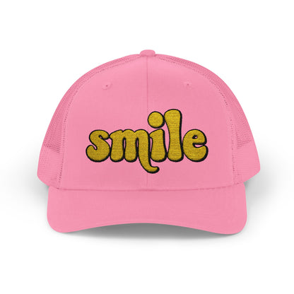 Sparkling Smile Snapback Trucker Cap - Premium Summer Hat for Festivals & Everyday Wear