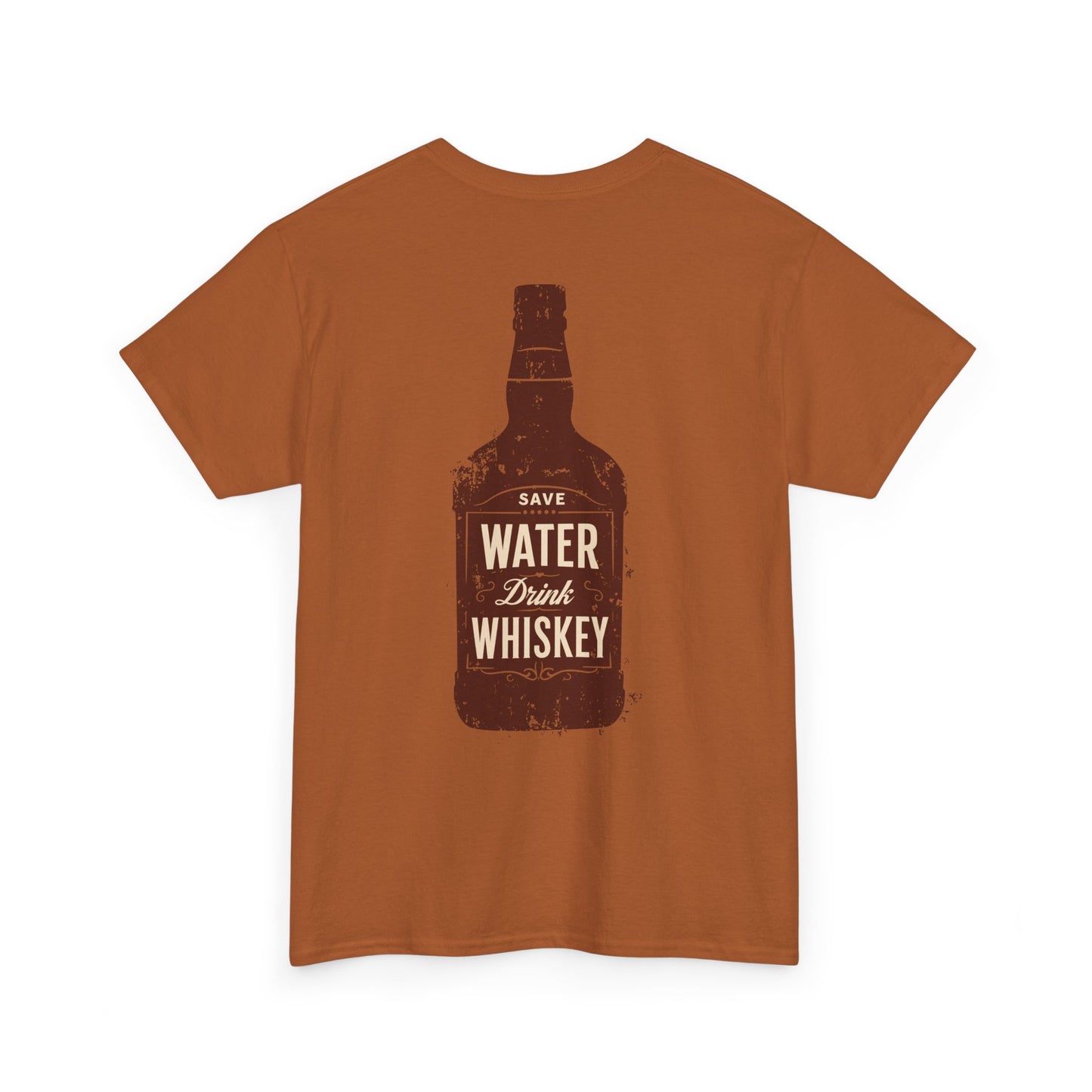 Save Water Drink Whiskey T-Shirt - Funny Unisex Tee by Scrappy Malone's Bar