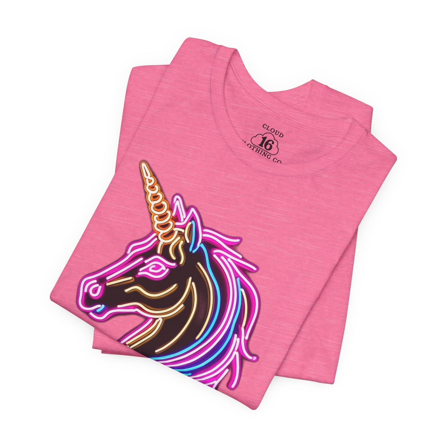 Unicorn Neon Graphic T-Shirt - Magical Tee for Festival & Everyday Wear