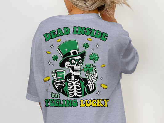 Scrappy Malone's Bar, Unique Design, Other Products, Bar Decor, Irish Theme, Lucky Clover Design, St Patricks Day Gift, Green, Circle T-Shirt - Scrappy Malone's Bar 100-Proof Humor - Cloud 16 Clothing Co.