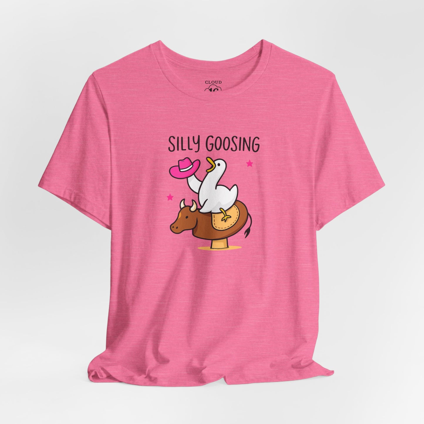 Silly Goosing Women's Tee - Funny Animal Graphic T-Shirt