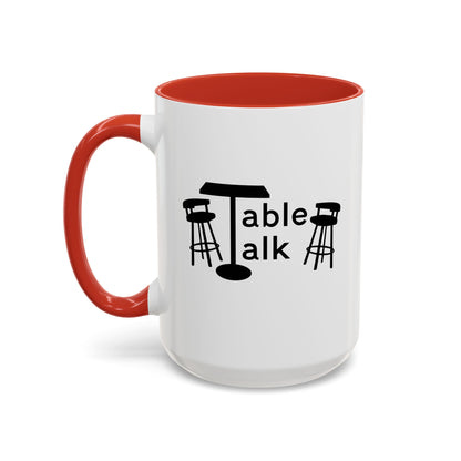 Table Talk Mug — Coffee Cup with Logo &  Match Card