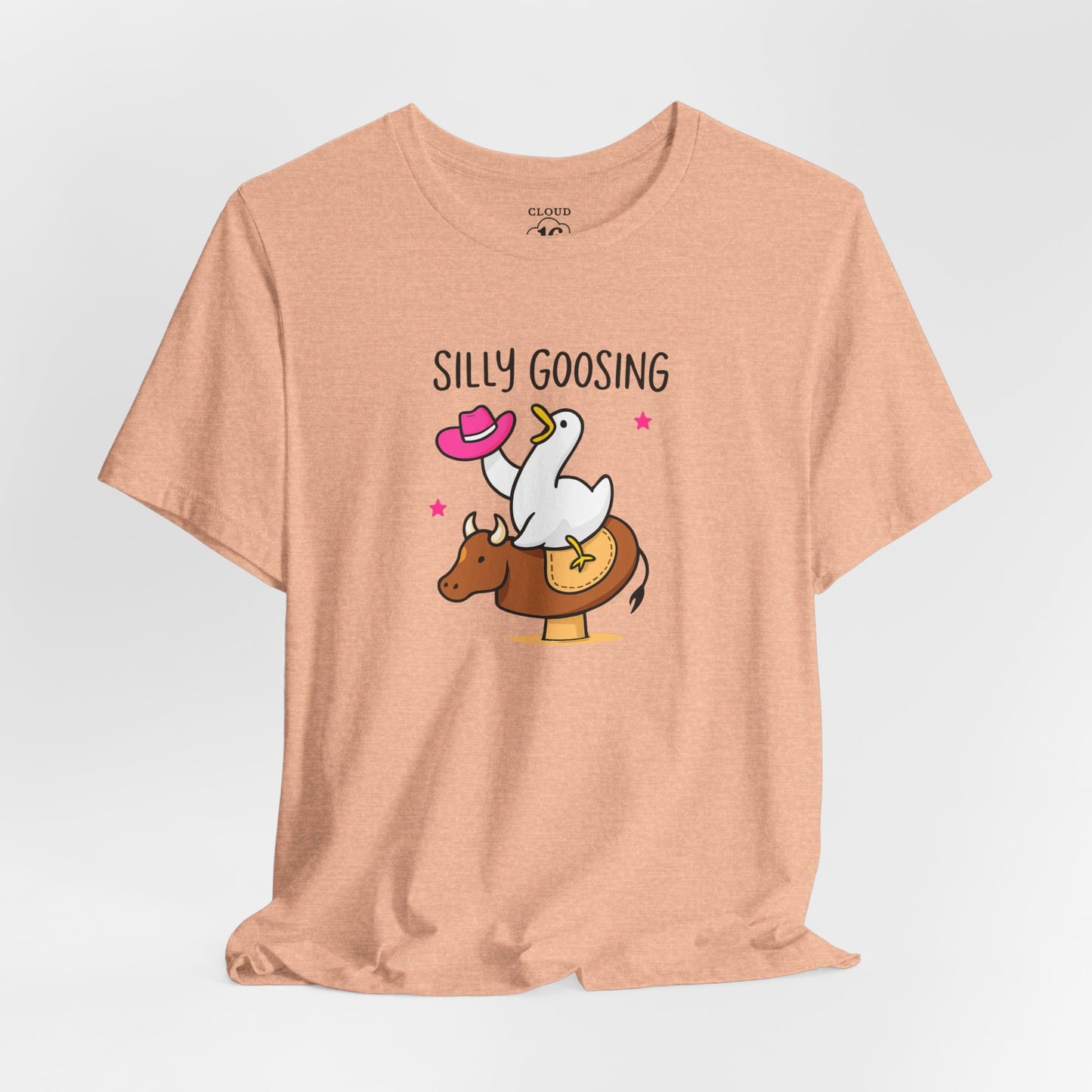 Silly Goosing Women's Tee - Funny Animal Graphic T-Shirt