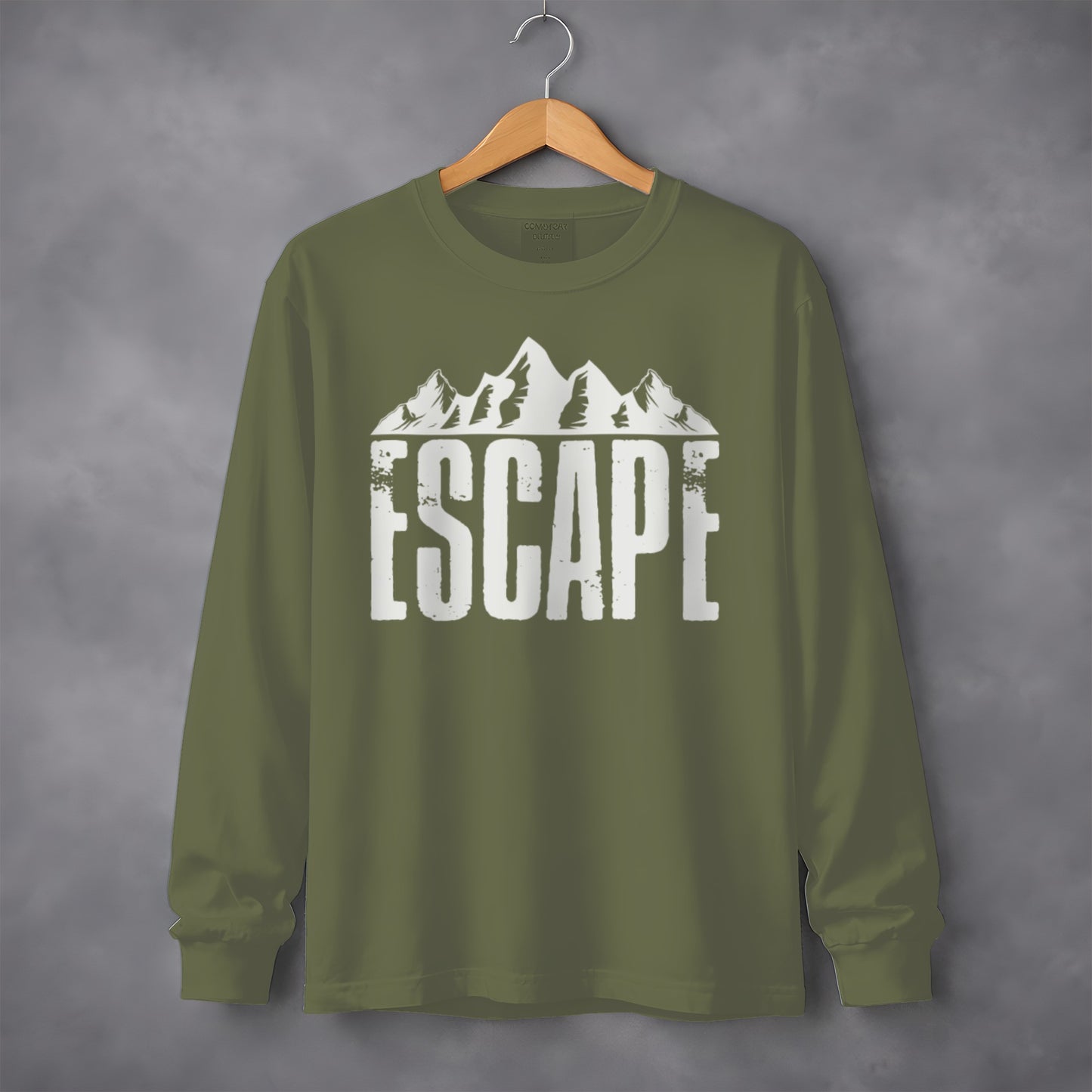 Escape Mountain Graphic Long Sleeve Shirt Product