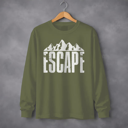 Escape Mountain Graphic Long Sleeve Shirt Product