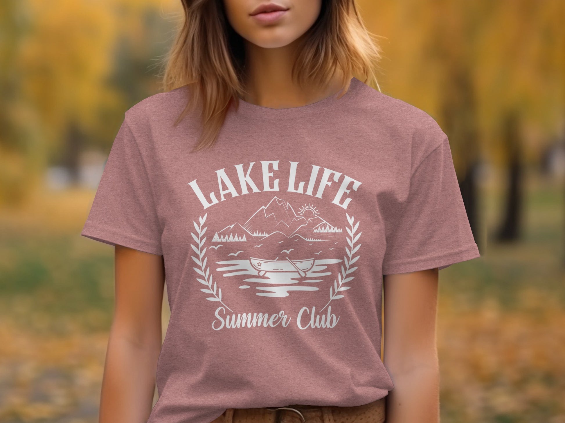 Lake Life Summer Club Boat Sunset Design Great Gift T-Shirt T-Shirt - Outdoor & Adventure Collection - Mile Marker 16 Gear by Cloud 16 Clothing Co.