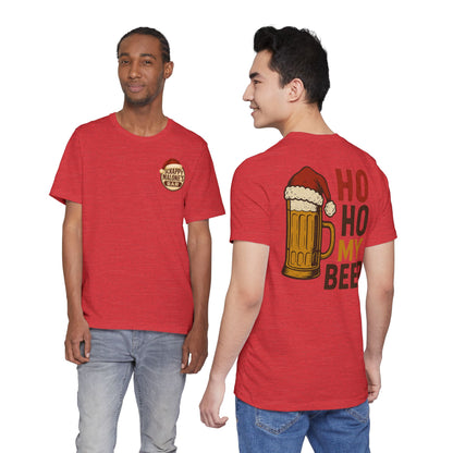 Scrappy Malone's Bar Christmas Tee — "Ho Ho My Beer" Beer Lover T-Shirt