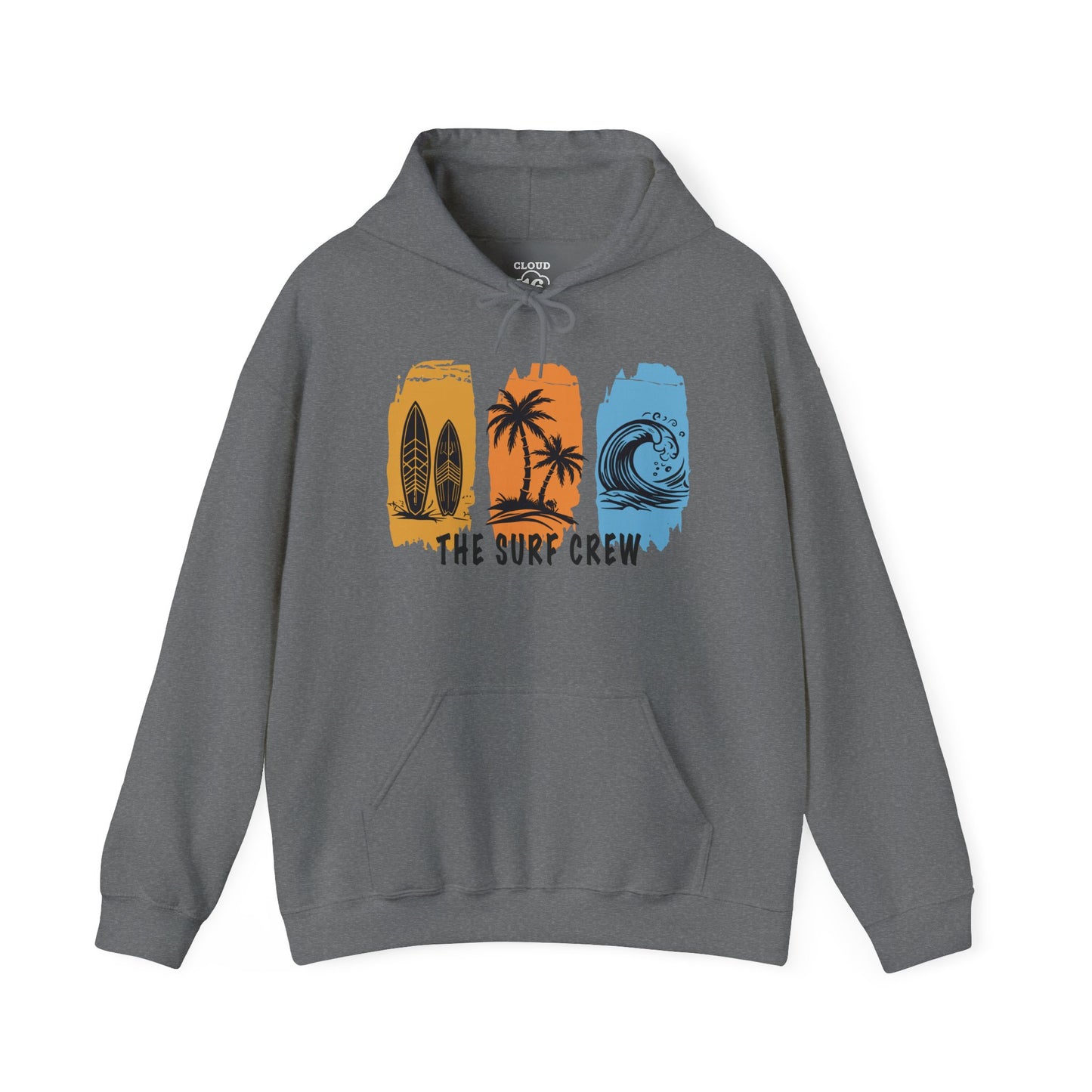 Surf Crew Hoodie - Premium Beach Lifestyle Sweatshirt for Surfers