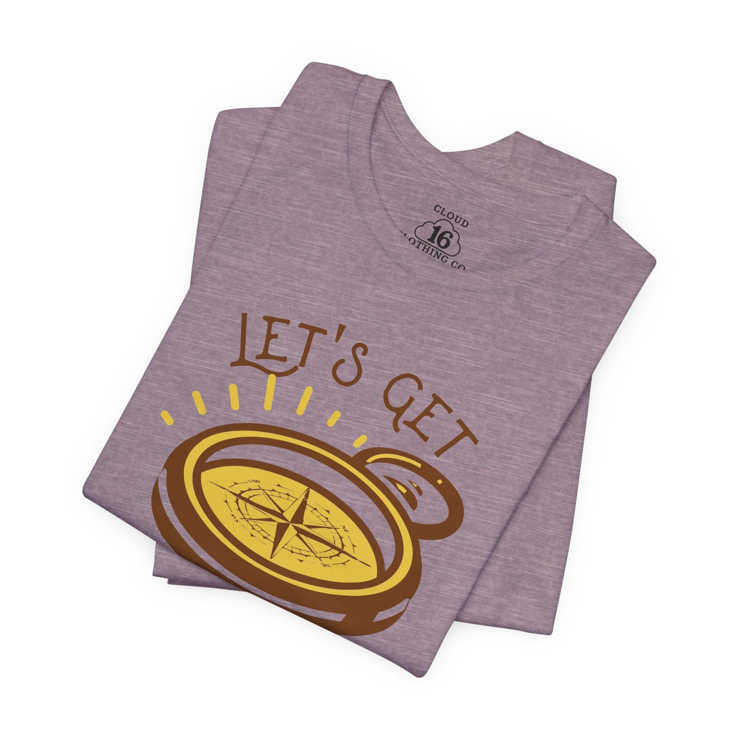 Let's Get Lost T-Shirt - Explore Travel Tee for Outdoor Enthusiasts
