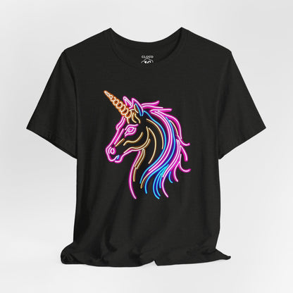 Unicorn Neon Graphic T-Shirt - Magical Tee for Festival & Everyday Wear
