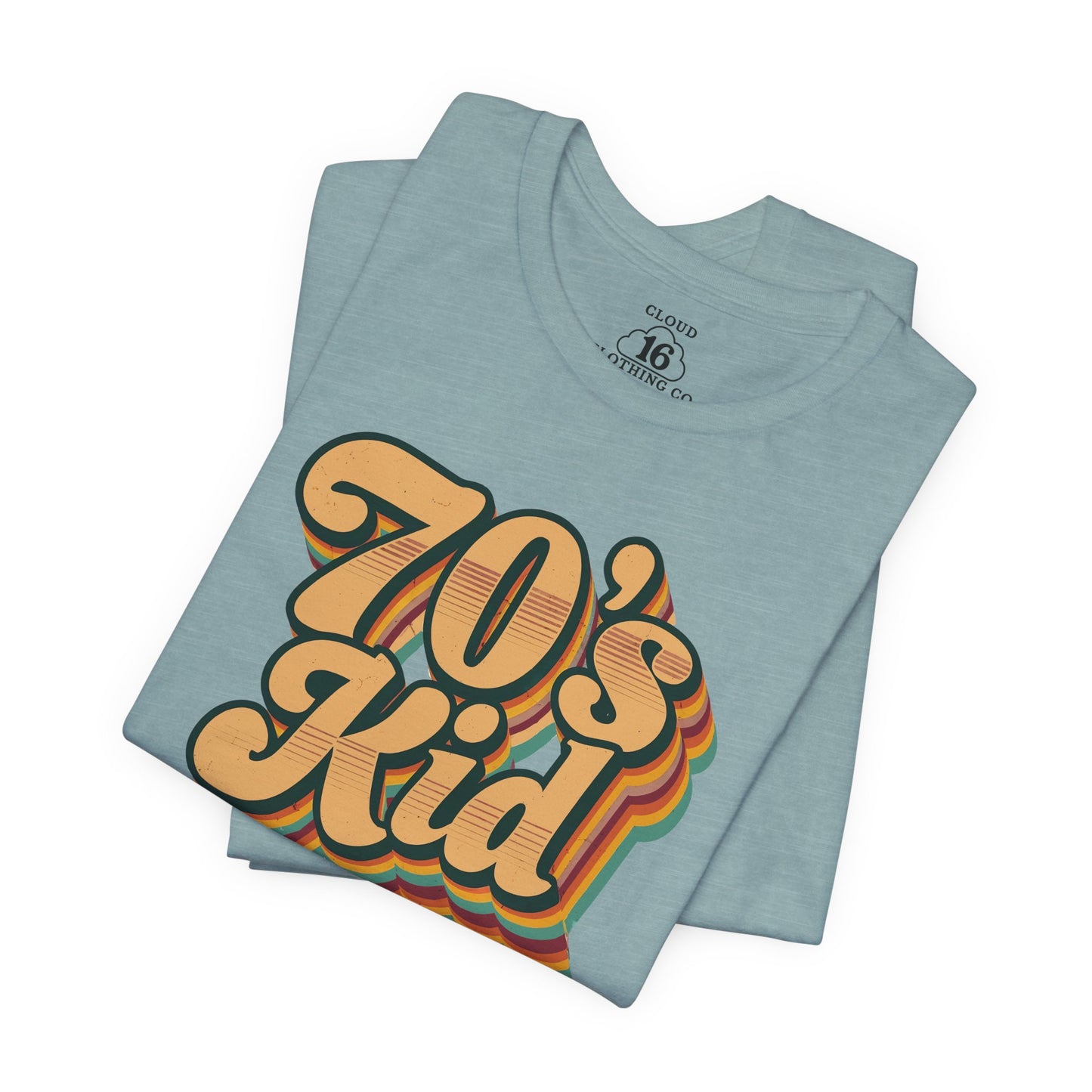 Retro 70s Kid T-Shirt - Vintage Unisex Tee for Nostalgia Lovers