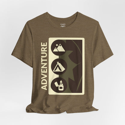 Adventure Camping T-Shirt - Unisex Outdoor Hiking Tee for Nature Lovers