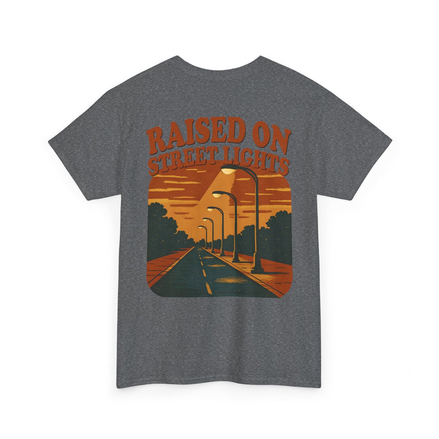 Retro Street Lights T-Shirt - Vintage Urban Streetwear - Unisex Heavy Cotton Tee
