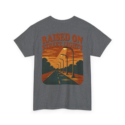 Retro Street Lights T-Shirt - Vintage Urban Streetwear - Unisex Heavy Cotton Tee