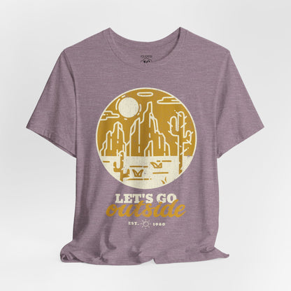 Let's Go Outside Adventure Tee - Premium Outdoor Nature Lover Shirt