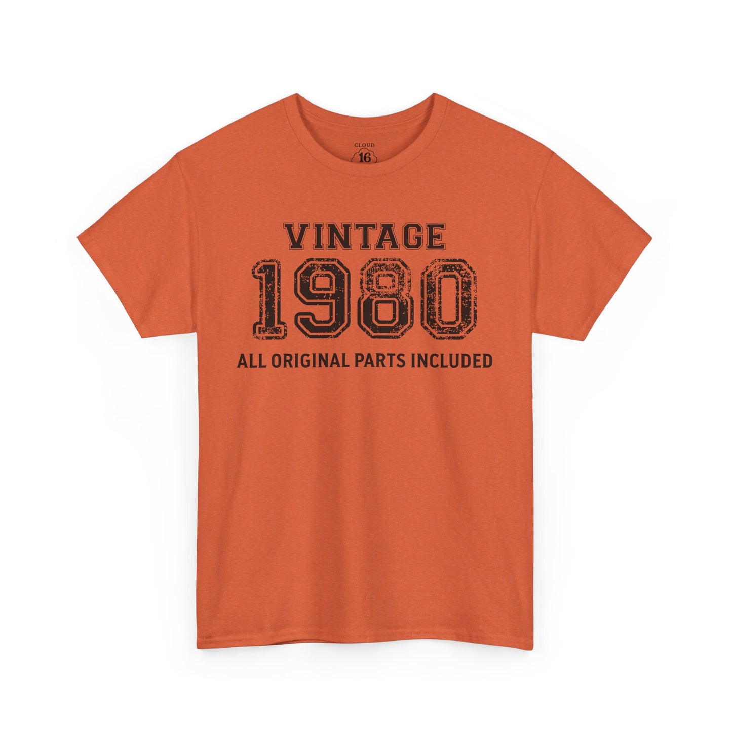Vintage 1980 Retro T-Shirt - Premium Unisex Cotton Tee