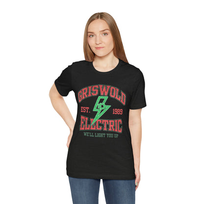 Griswold Electric Christmas Lights T-Shirt - Retro Holiday Graphic Tee
