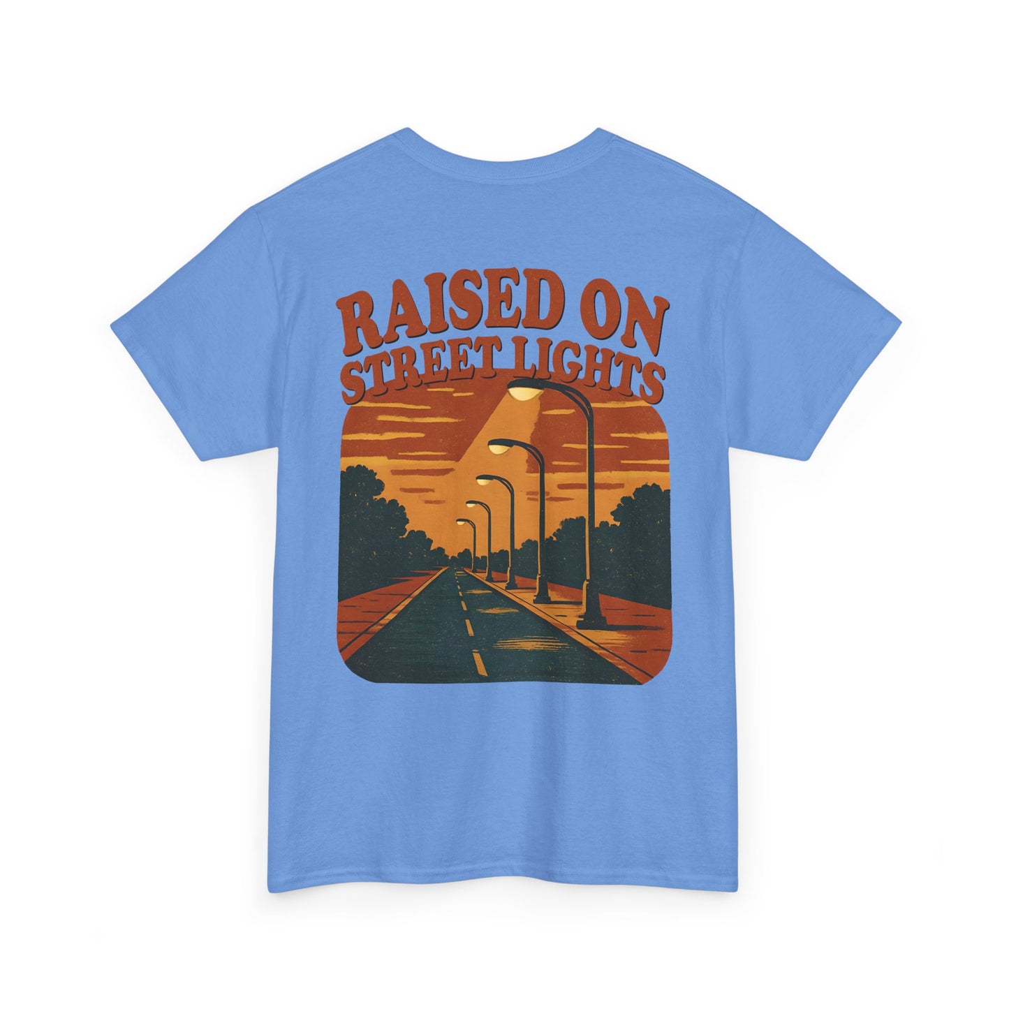 Retro Street Lights T-Shirt - Vintage Urban Streetwear - Unisex Heavy Cotton Tee