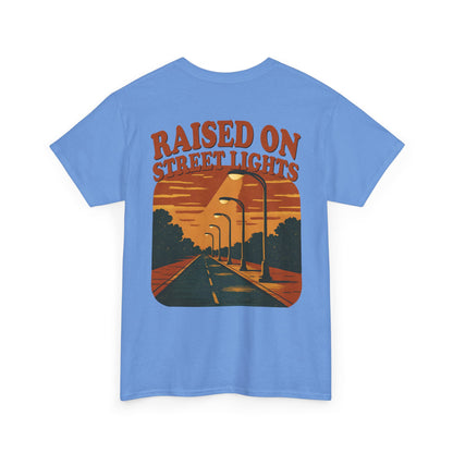 Retro Street Lights T-Shirt - Vintage Urban Streetwear - Unisex Heavy Cotton Tee