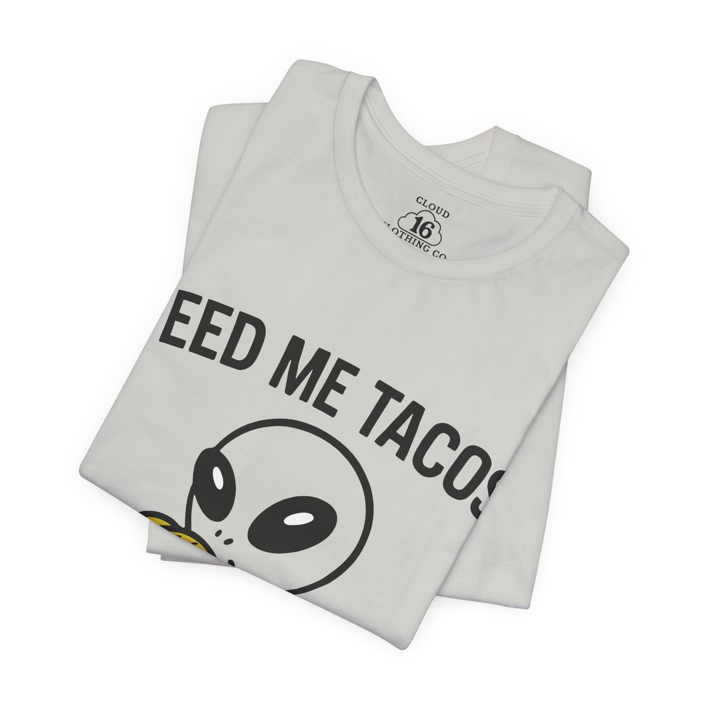 Alien Taco Lover T-Shirt - Funny UFO Foodie Tee for Taco Tuesday