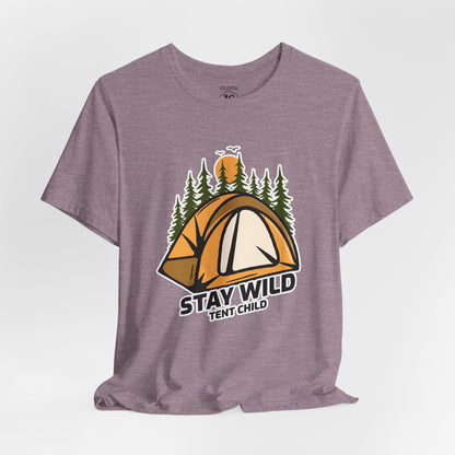 Stay Wild Adventure Camping T-Shirt - Outdoor Nature Lover Gift