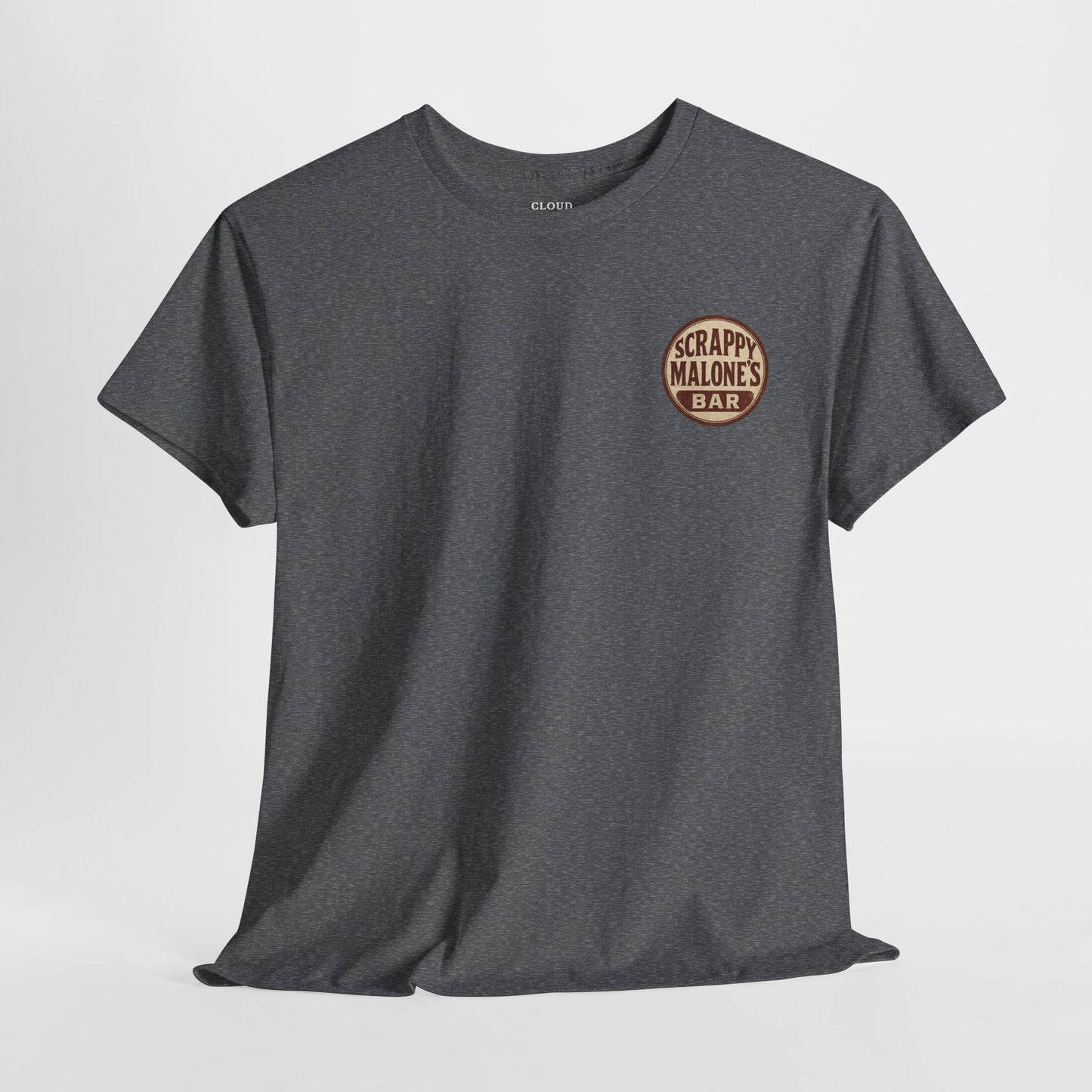 Scrappy Malone's Drinks Well With Others - Funny Drinking T-Shirt for Beer Lovers