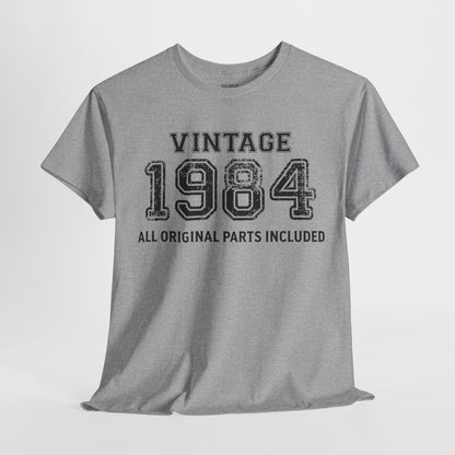 Vintage 1984 Retro T-Shirt - Premium Unisex Cotton Tee