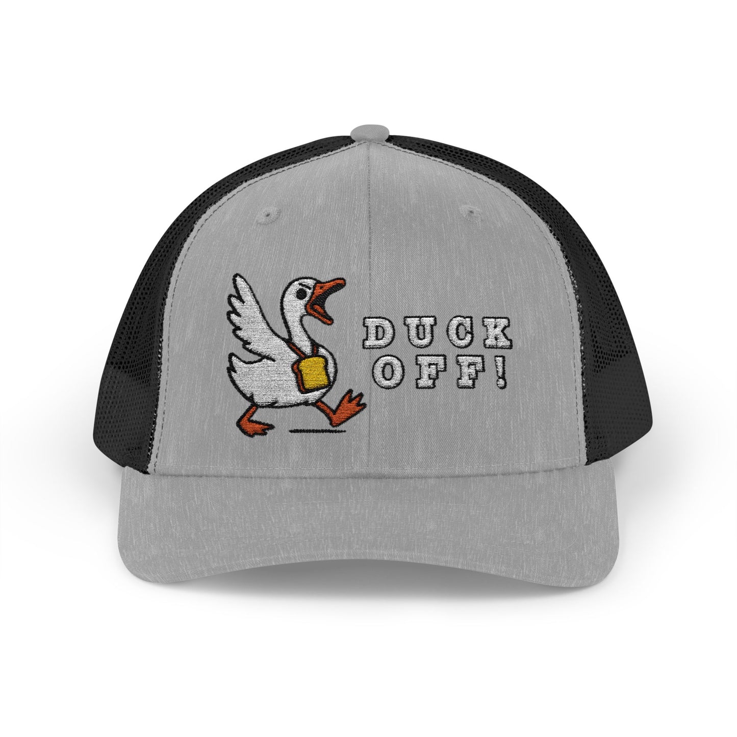 Duck Snapback Trucker Hat - Funny Wildlife Cap for Outdoor Enthusiasts