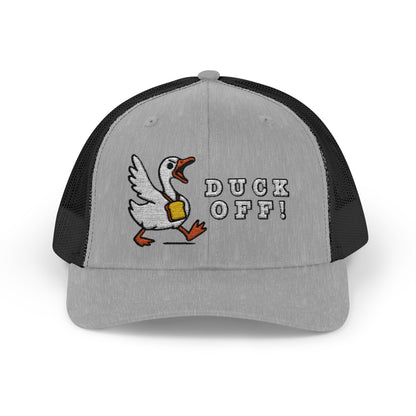 Duck Snapback Trucker Hat - Funny Wildlife Cap for Outdoor Enthusiasts