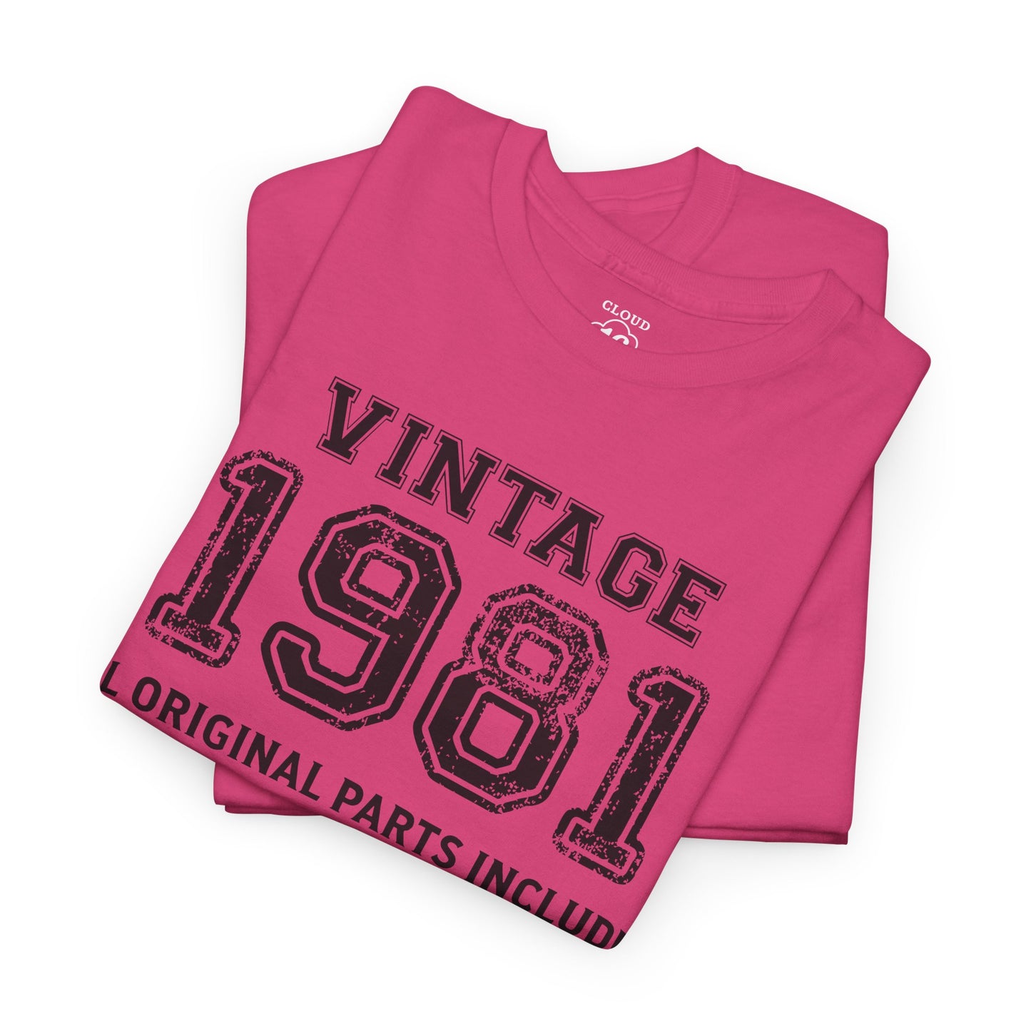 Vintage 1981 Retro T-Shirt - Premium Unisex Cotton Tee