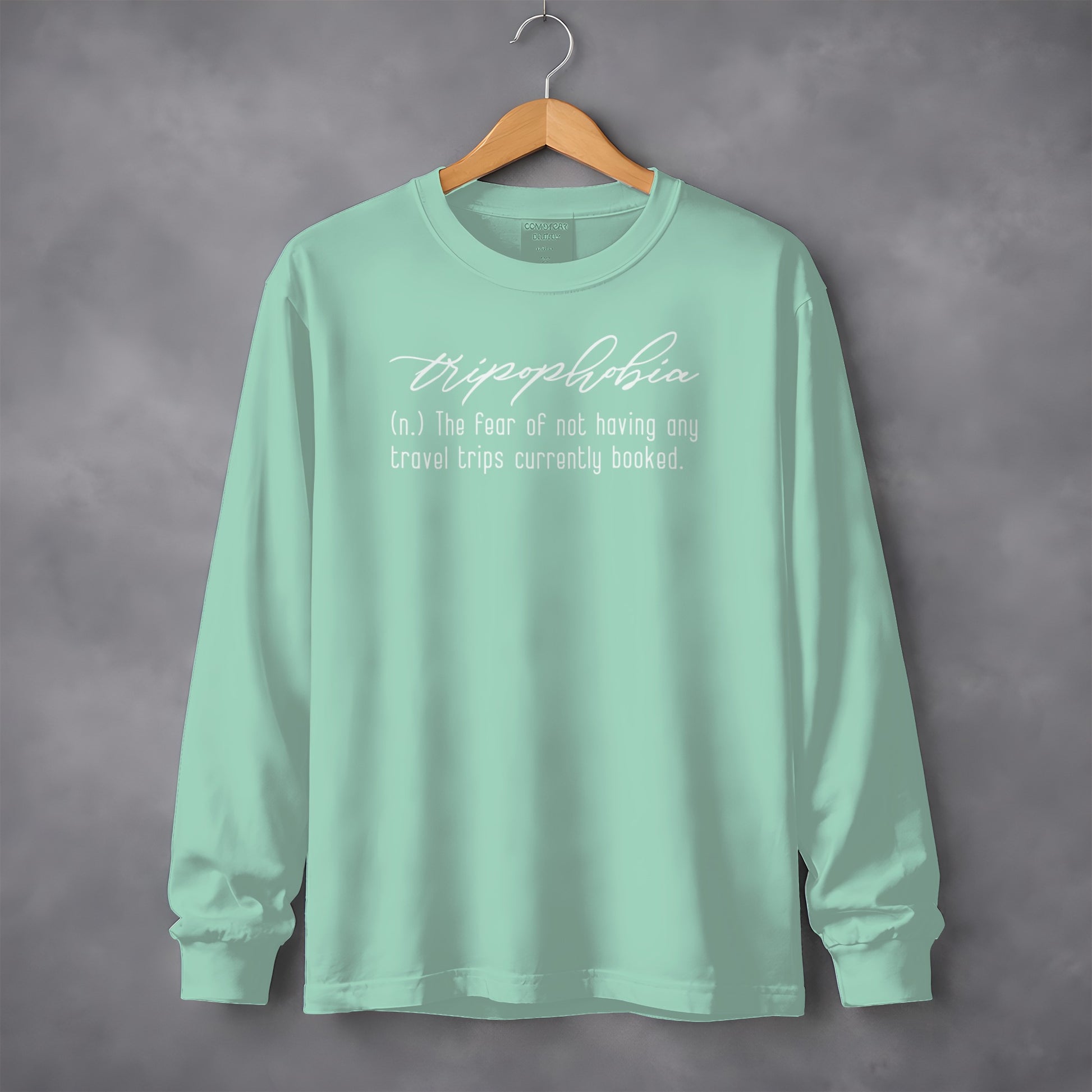 Tripophobia The Fear of No Travel Trips Booked Shirt