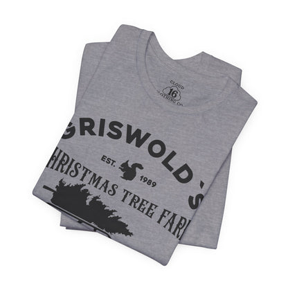 Griswold Christmas Tree Farm Vintage T-Shirt - Funny Holiday Graphic Tee